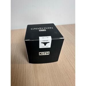 KITH x Calvin Klein Black Thong - Size XS - New